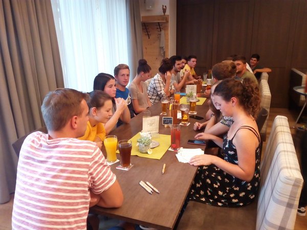 Triathlon Abschluss - größte Gruppe